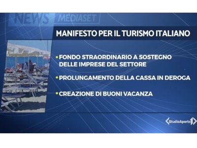 VIDEO NEWS - STUDIO APERTO - MANIFESTO PER IL TURISMO ITALIANO, LE RICHIESTE DEL COMPARTO