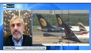 Rai News 24/ TG - La riapertura delle frontiere da e per gli USA: Il commento di Andrea Mele, Vice Presidente ASTOI